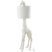 Vloerlamp Wit Polyester 34 cm 33.5x53x179 cm-Vloerlampen-J-Line