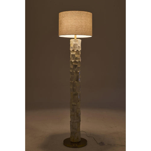 Vloerlamp Wit Shell 47 cm 47x47x156.2 cm-Vloerlampen-J-Line