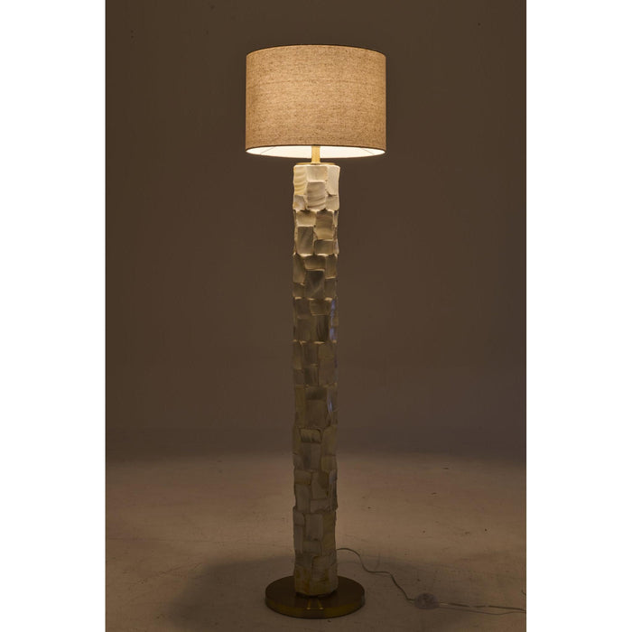 Vloerlamp Wit Shell 47 cm 47x47x156.2 cm-Vloerlampen-J-Line