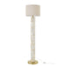 Vloerlamp Wit Shell 47 cm 47x47x156.2 cm-Vloerlampen-J-Line