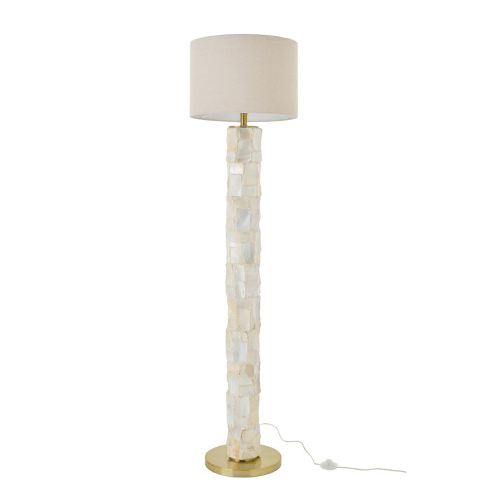 Vloerlamp Wit Shell 47 cm-Vloerlampen-J-Line
