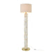 Vloerlamp Wit Shell 47 cm-Vloerlampen-J-Line