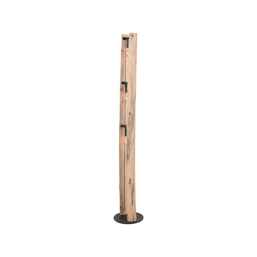 Vloerlamp Woody Naturel Hout - 25x25x150 cm-Vloerlampen-LABEL51