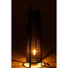 Vloerlamp Zwart Bamboe 26 cm 26x26x100 cm-Vloerlampen-J-Line