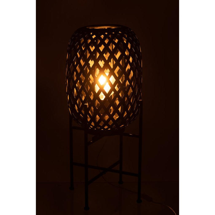 Vloerlamp Zwart Bamboe 32 cm-Vloerlampen-J-Line