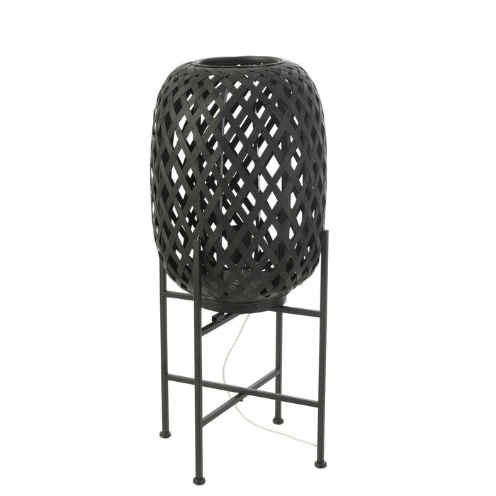 Vloerlamp Zwart Bamboe 32 cm-Vloerlampen-J-Line