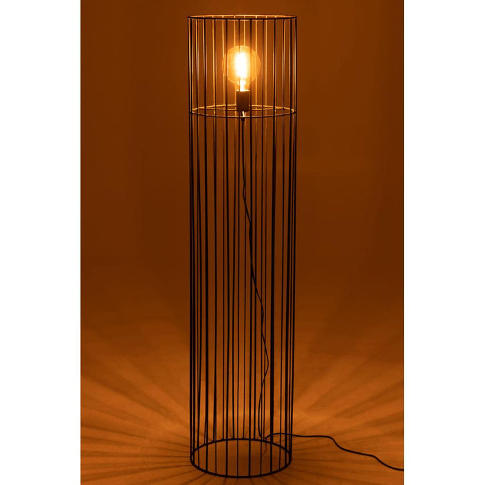 Vloerlamp Zwart Electrical part Rond 14 cm 13.75x13.75x59 cm-Vloerlampen-J-Line