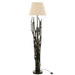 Vloerlamp Zwart Linnen 26 cm-Vloerlampen-J-Line