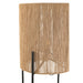 Vloerlamp Zwart Mangohout hout 38 cm 38x38x160 cm-Vloerlampen-J-Line