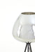 Vloerlamp driepoot 42x146 cm MAYSON rookglas+mat zwart-Vloerlampen-Light & Living