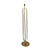 Vloerlamp rond - 30x30x140 - Goud - Metaal-Lampenvoeten-HSM Collection