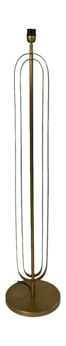 Vloerlamp rond - 30x30x140 - Goud - Metaal-Lampenvoeten-HSM Collection