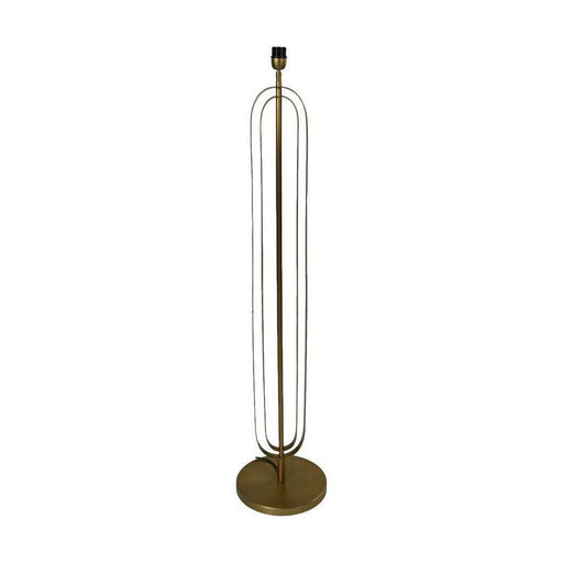 Vloerlamp rond - 30x30x140 - Goud - Metaal-Lampenvoeten-HSM Collection