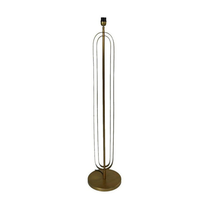 Vloerlamp rond - 30x30x140 - Goud - Metaal-Lampenvoeten-HSM Collection