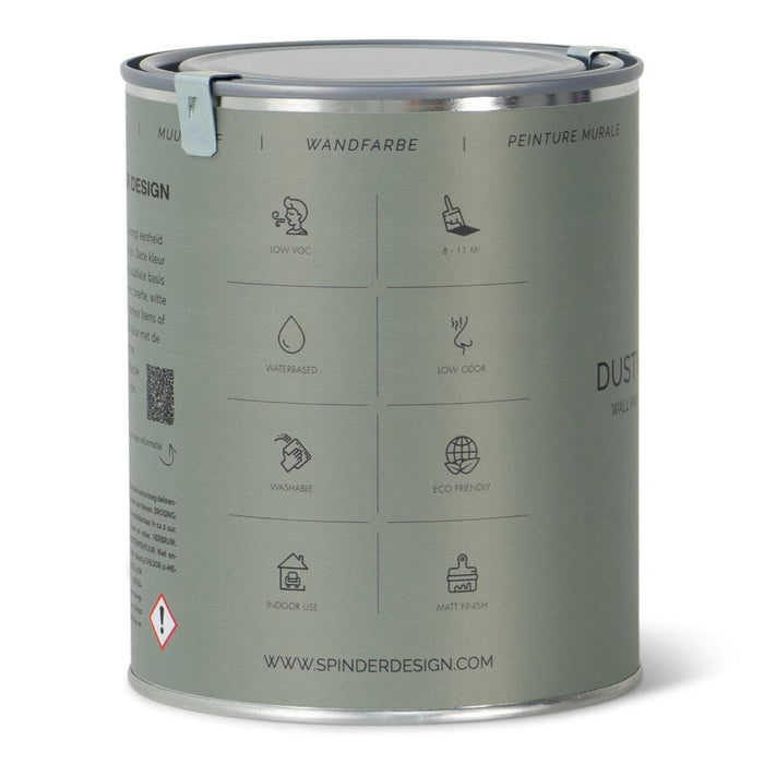 WALL PAINT 1L Muurverf - Dusty Green-Verf-Spinder