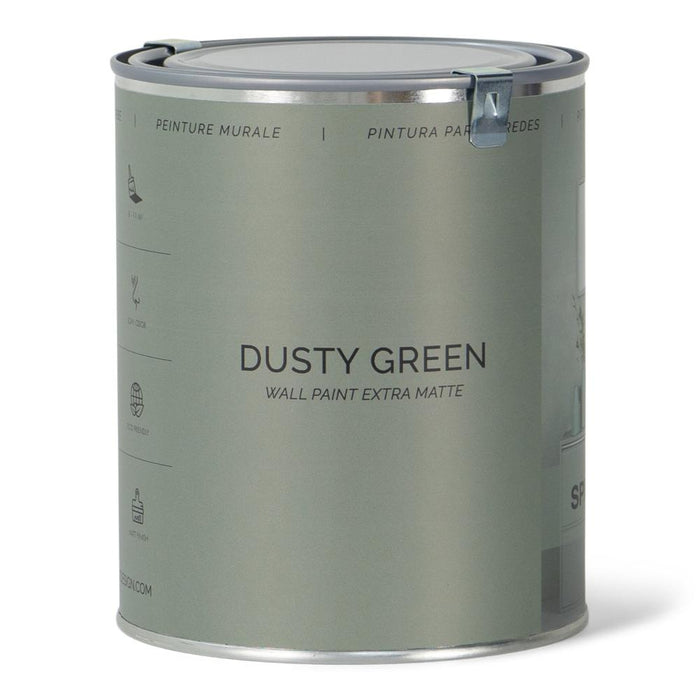 WALL PAINT 1L Muurverf - Dusty Green-Wanddecoratie-Spinder