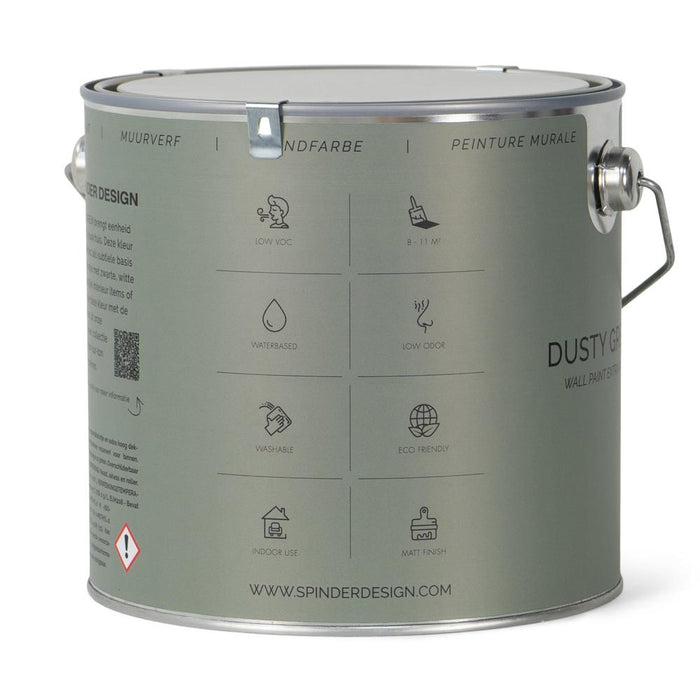 WALL PAINT 2,5L Muurverf - Dusty Green-Verf-Spinder