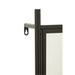 Wall Coat Rack met Spiegel Tina Fir Hout | Iron Zwart | Natuurlijk-Kapstokken-J-Line