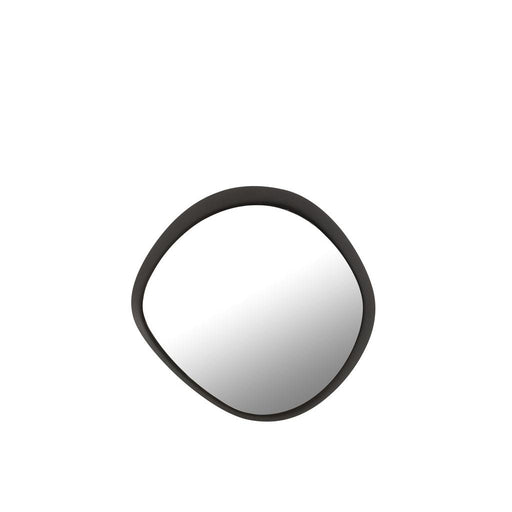 Wall Spiegel Rond Metaal/Glas Zwart S-Spiegels-J-Line