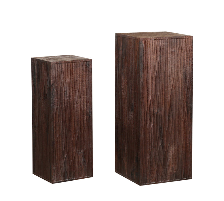 Wanddecoratie Decoratie Mangohout Bruin 724187