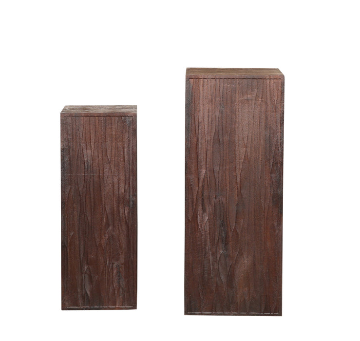 Wanddecoratie Decoratie Mangohout Bruin 724187