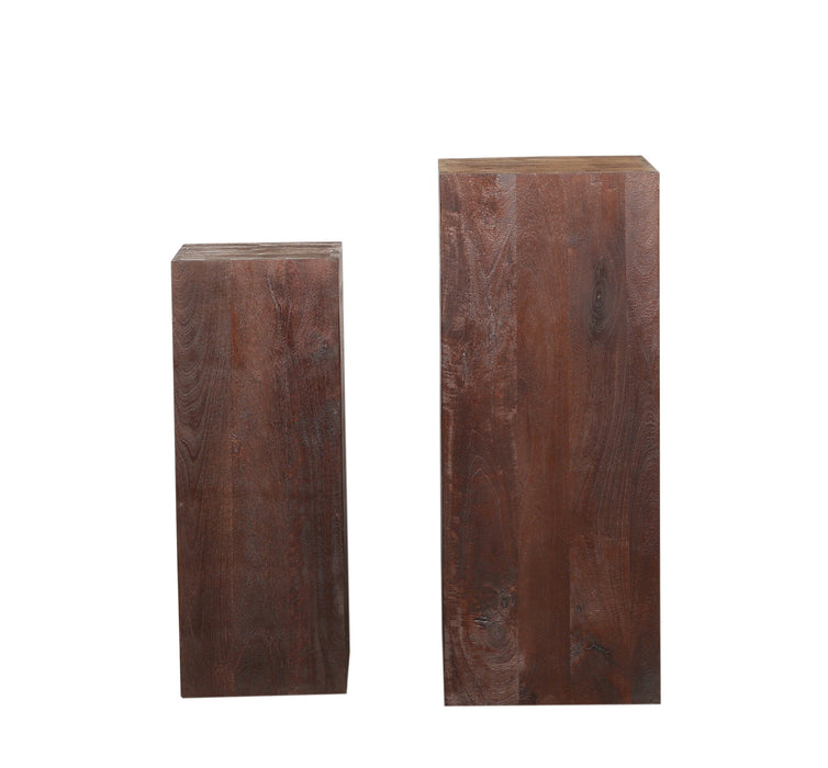 Wanddecoratie Decoratie Mangohout Bruin 724194