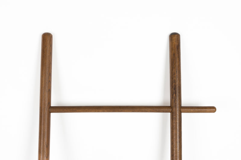 Wanddecoratie Ladder Jhon Oak hout Bruin 3.5x52 cm-Wanddecoratie-Creating Home
