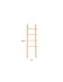 Wanddecoratie Ladder Jhon Oak hout Naturel 3.6x52 cm-Wanddecoratie-Creating Home