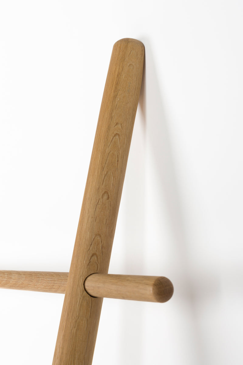 Wanddecoratie Ladder Jhon Oak hout Naturel 3.6x52 cm-Wanddecoratie-Creating Home