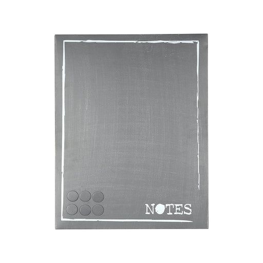 Wanddecoratie Memobord Antiek Grijs Metaal - 36x3x46 cm-Wanddecoratie-LABEL51