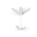 Wandhaak FRONDO Hook Staal Wit 16x8.5x37.5cm Spinder Design-Muurhaken-Spinder