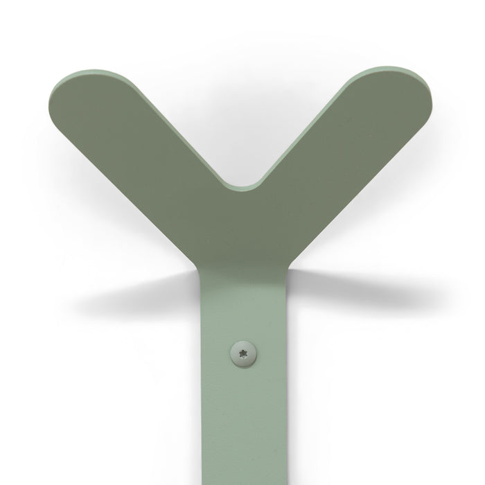 Wandhaak FRONDO Staal Dusty Green 16x8.5x37.5cm Spinder Design-Muurhaken-Spinder