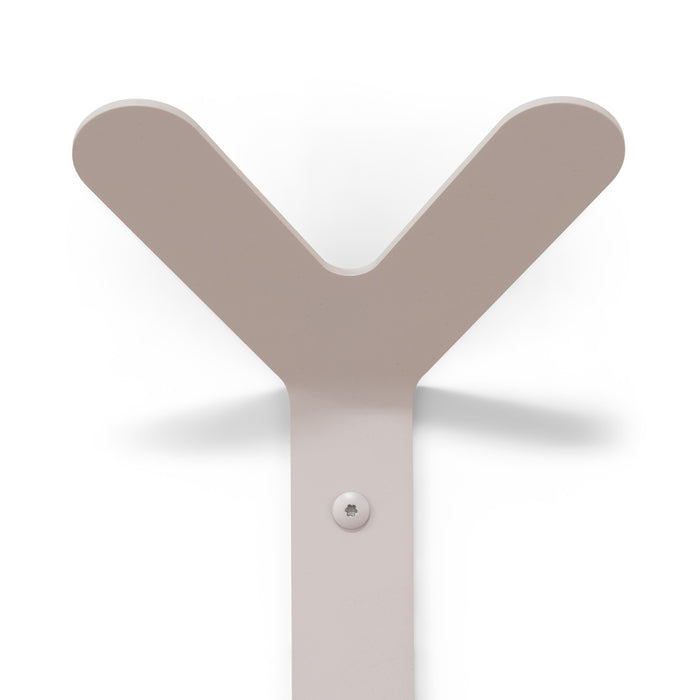 Wandhaak FRONDO Staal Silky Taupe 16x8.5x37.5cm Spinder Design-Muurhaken-Spinder