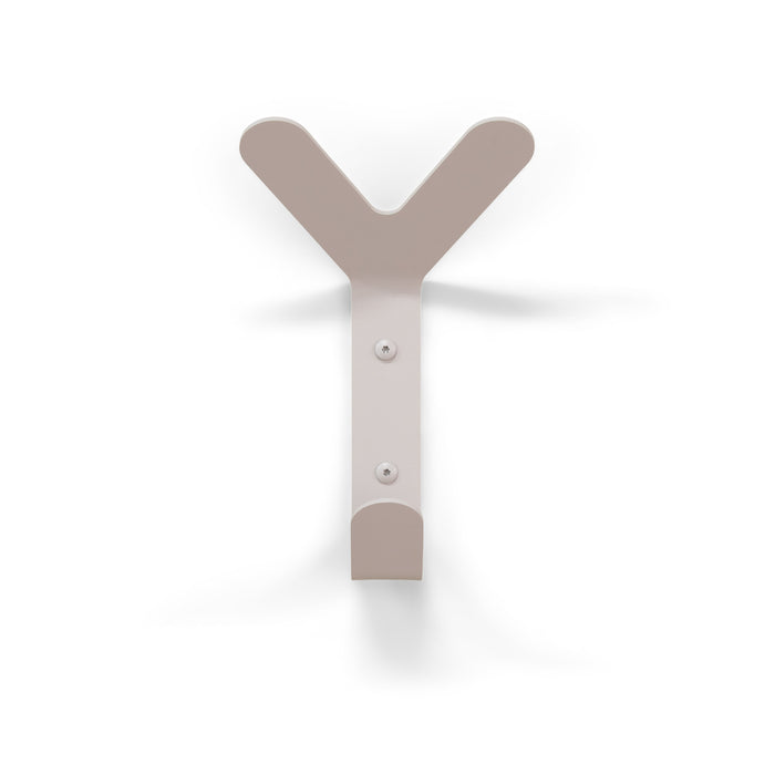 Wandhaak FRONDO Staal Silky Taupe 16x8.5x37.5cm Spinder Design-Muurhaken-Spinder