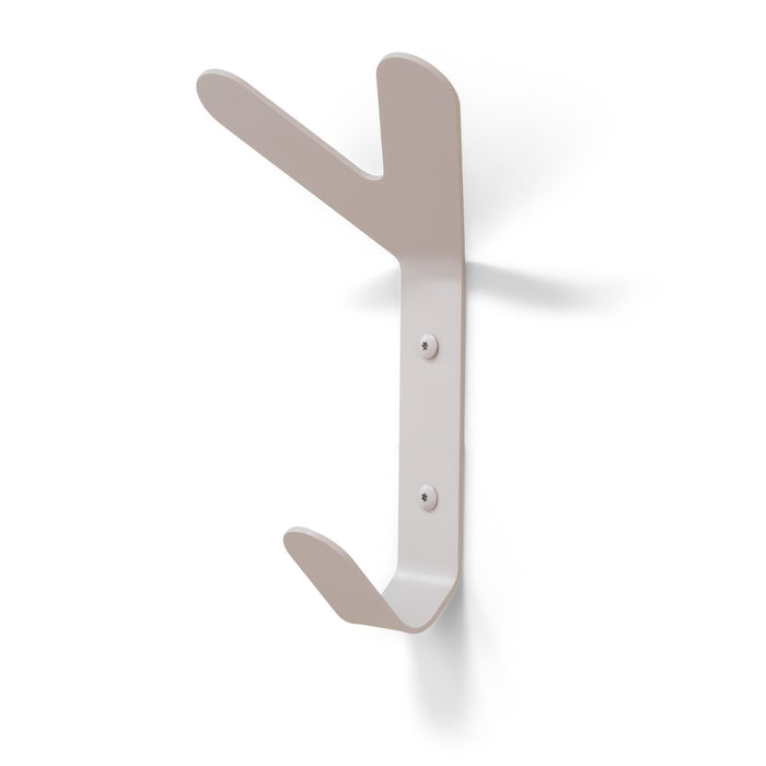 Wandhaak FRONDO Staal Silky Taupe 16x8.5x37.5cm Spinder Design-Muurhaken-Spinder