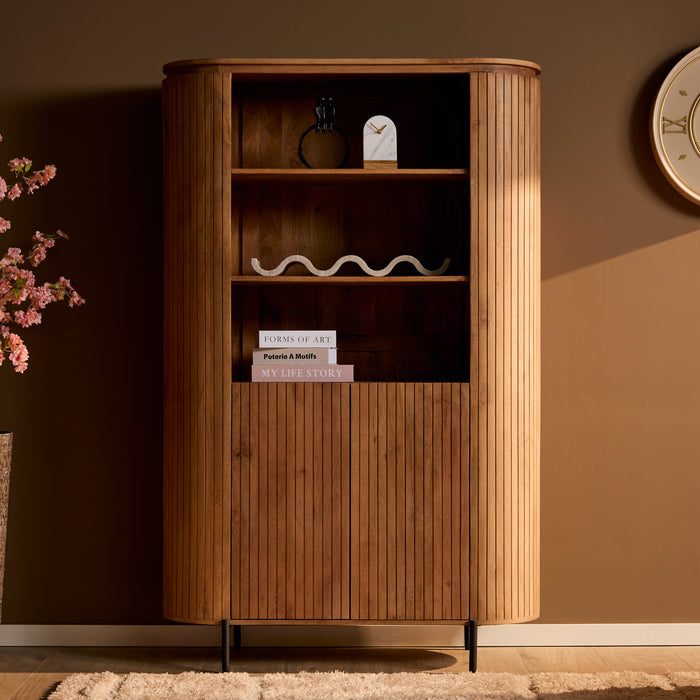 Wandkast Solana - 115 cm - Naturel-Opbergkasten-Starfurn