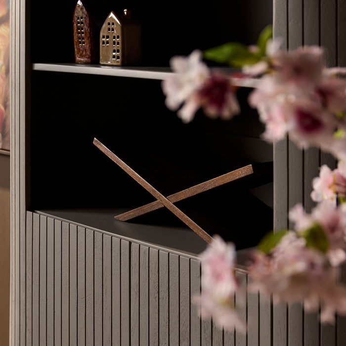 Wandkast Solana - 115 cm - Taupe-Opbergkasten-Starfurn