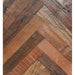 Wandkast Verona - 100x40x200 - Bruin/zwart - Oud hout/metaal-Opbergkasten-HSM Collection