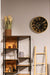 Wandklok Romeins Marseille - ø50x6 - Zwart/marmerlook - Metaal/glas-Klokken-HSM Collection