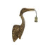 Wandlamp 29,5x16x48 cm CRANE antieke brons-Wandlampen-Light & Living