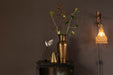 Wandlamp Alen Metaal Goud 18x17 cm E27-Tafellampen-Creating Home