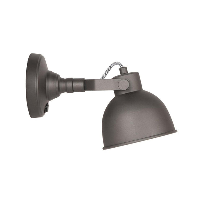 Wandlamp Bow - Grijs - Metaal - L-Wandlampen-LABEL51