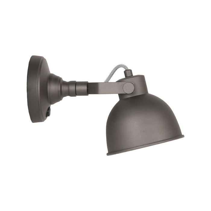 Wandlamp Bow - Grijs - Metaal - L-Wandlampen-LABEL51