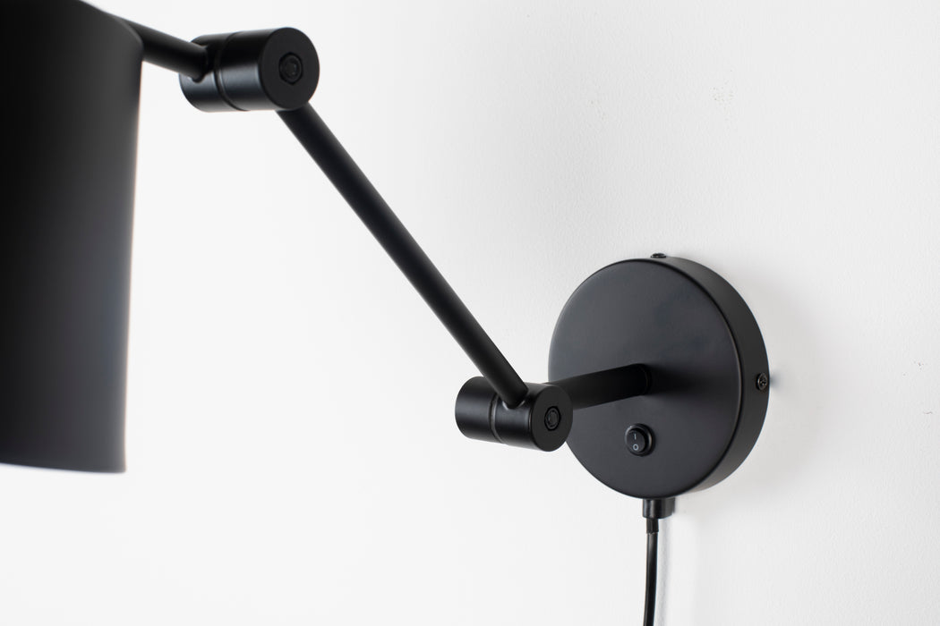 Wandlamp Fijne Er Iron Zwart 52.5x16x21 cm-Wandlampen-Creating Home
