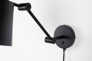 Wandlamp Fijne Er Iron Zwart 52.5x16x21 cm-Wandlampen-Creating Home