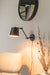 Wandlamp Hajo Metaal Zwart 52.5x16 cm E27-Tafellampen-Creating Home
