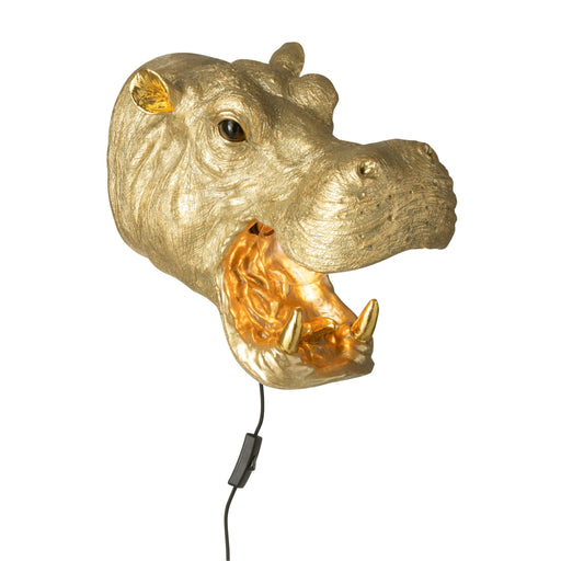 Wandlamp Goud Stone 23 cm 23x35x34 cm-Wandlampen-J-Line