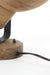 Wandlamp Ilanio - Donkerbruin/Zwart - 21x17x19cm-Wandlampen-Light & Living