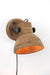 Wandlamp Ilanio - Donkerbruin/Zwart - 21x17x19cm-Wandlampen-Light & Living