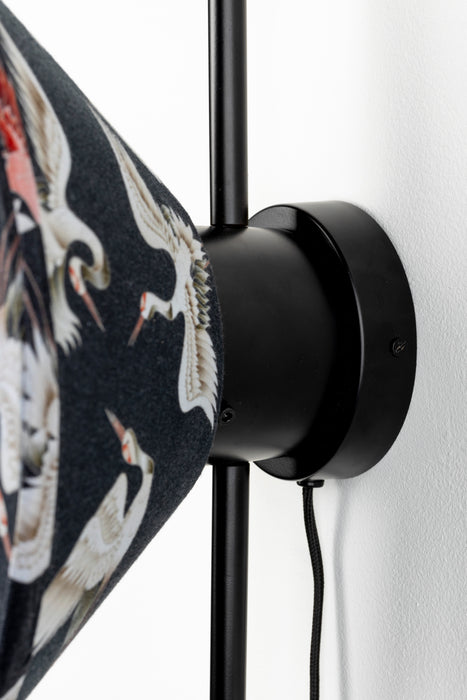 Wandlamp Jaylee Metaal Zwart, E27, sfeerbeeld 5